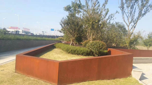 安吉耐候钢挡土墙