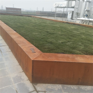 安吉耐候钢花池围边